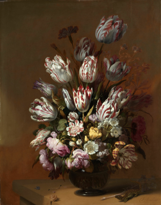 Stilleven met bloemen, Hans Bollongier, 1639